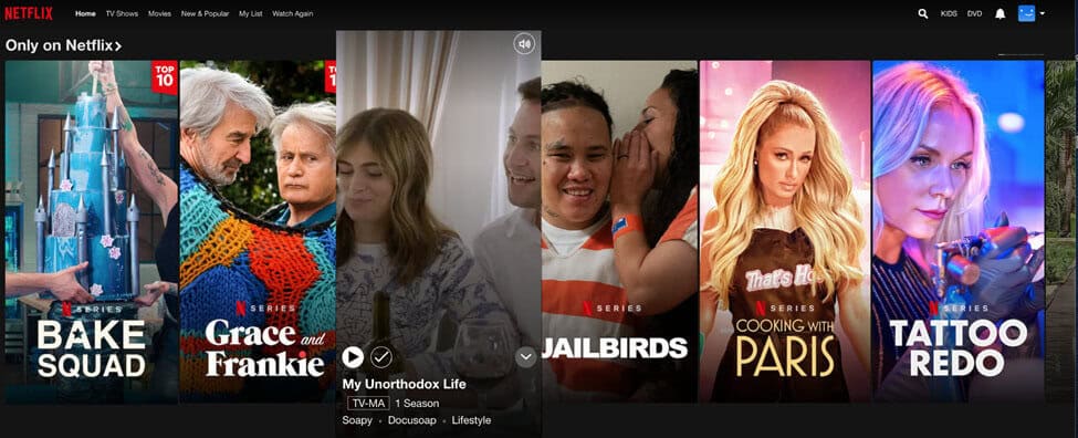 netflix video trailer thumbnail
